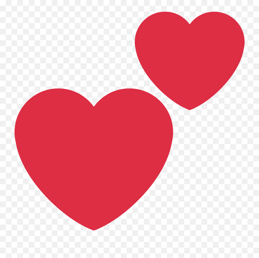Two Hearts Emoji - Goodge,Transparent Heart Emojis