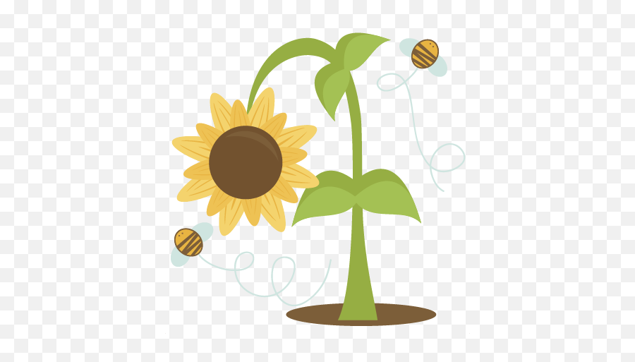 Sunflower Svg Scrapbook Cut File Cute Clipart Files For - Fresh Emoji,Sunflower Clipart
