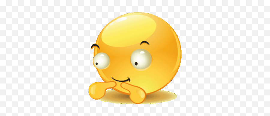 Imoji Shy From Powerdirector Animated Emoticons Funny - Shy Emoticon Gif Emoji,Thinking Emoji Clipart