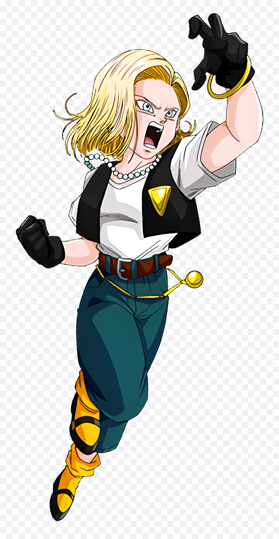 Mental Power That Continues To Resist - Android 18 Z Dokkan Emoji,Android 18 Png