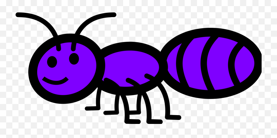 Purple Ant Svg Vector Purple Ant Clip - Pink Ant Clip Art Emoji,Ant Clipart