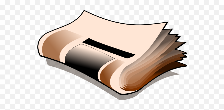 Blank Newspaper Clip Art - News Emoji,Newspaper Clipart