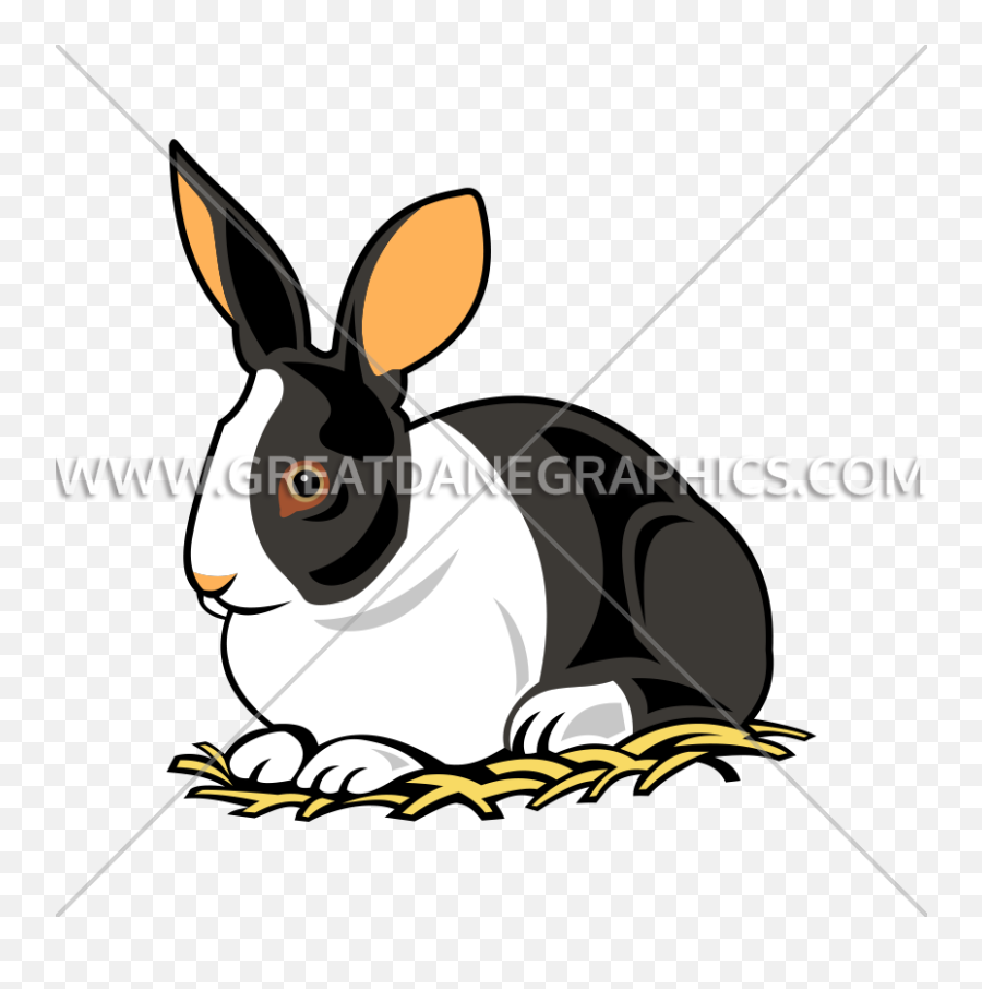 Black And White Rabbit Production Ready Artwork For T - Domestic Rabbit Emoji,White Rabbit Png