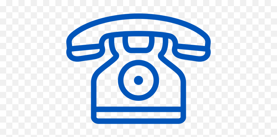 Telephone Stroke Icon - Transparent Png U0026 Svg Vector File Camping Fornella Emoji,Transparent Blue