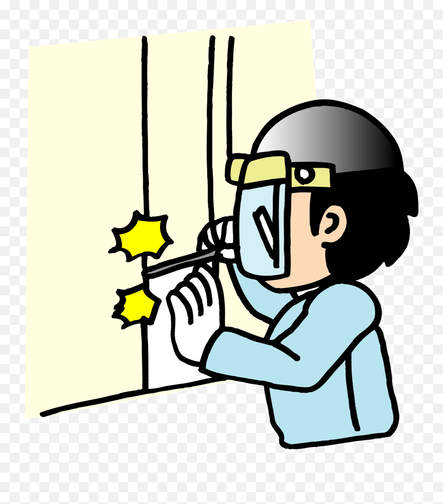 Construction Worker Welder Emoji,Welder Clipart