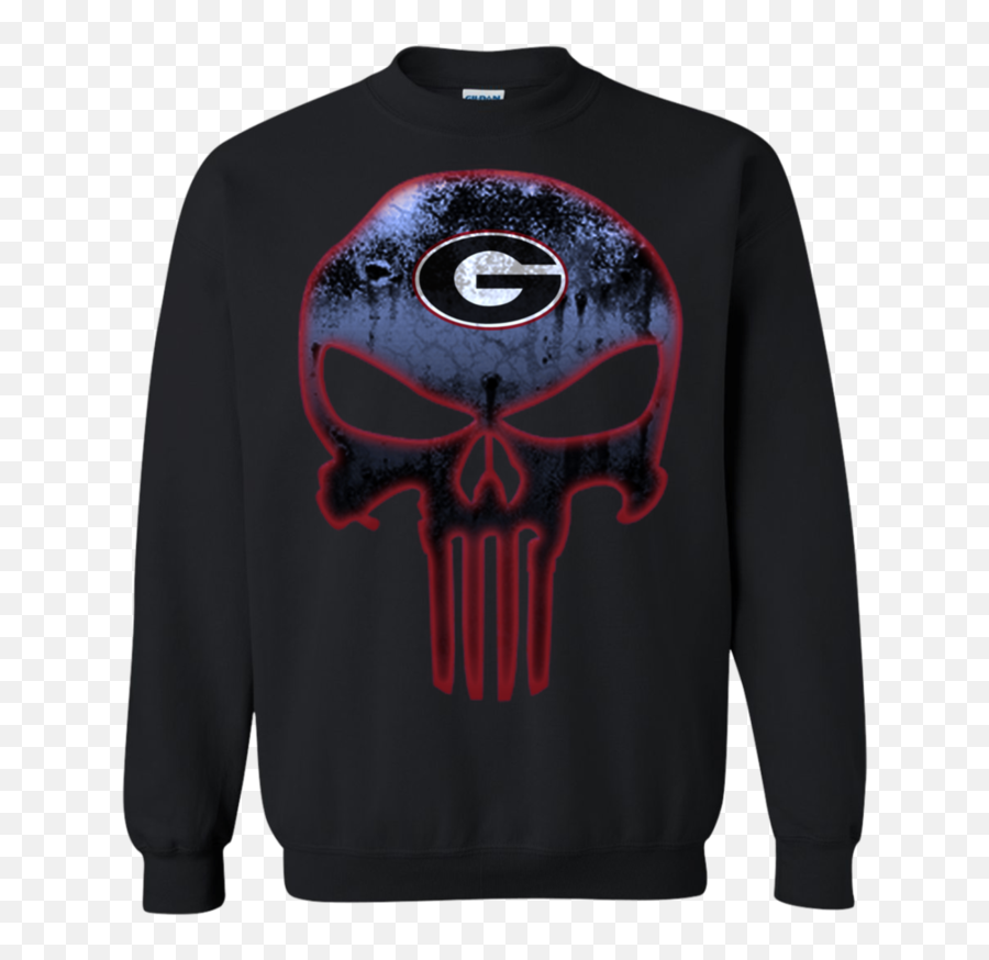 Georgia Bulldogs Football The Punisher Skull Shirts - Darth Vader Christmas Sweater Emoji,Punisher Logo