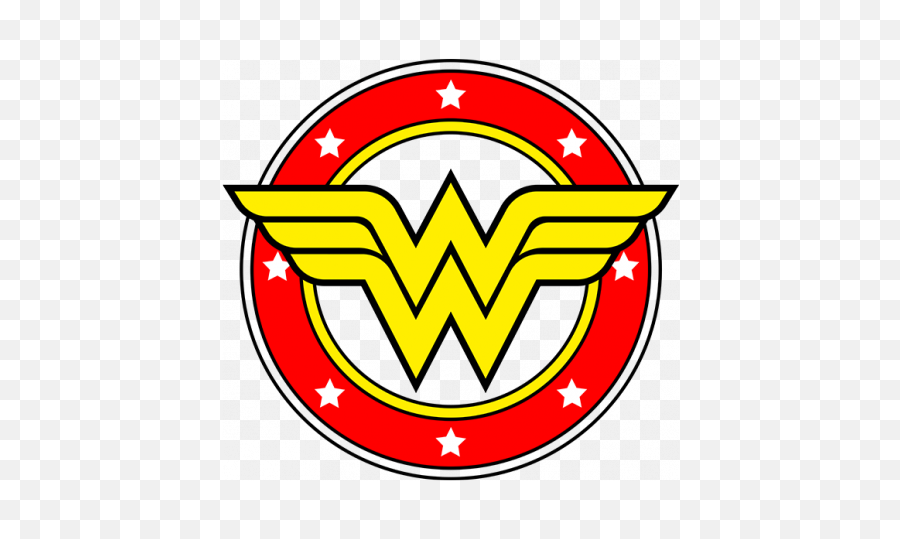 Clipart Super Hero Logos - Symbol Wonder Women Logo Emoji,Super Hero Logos