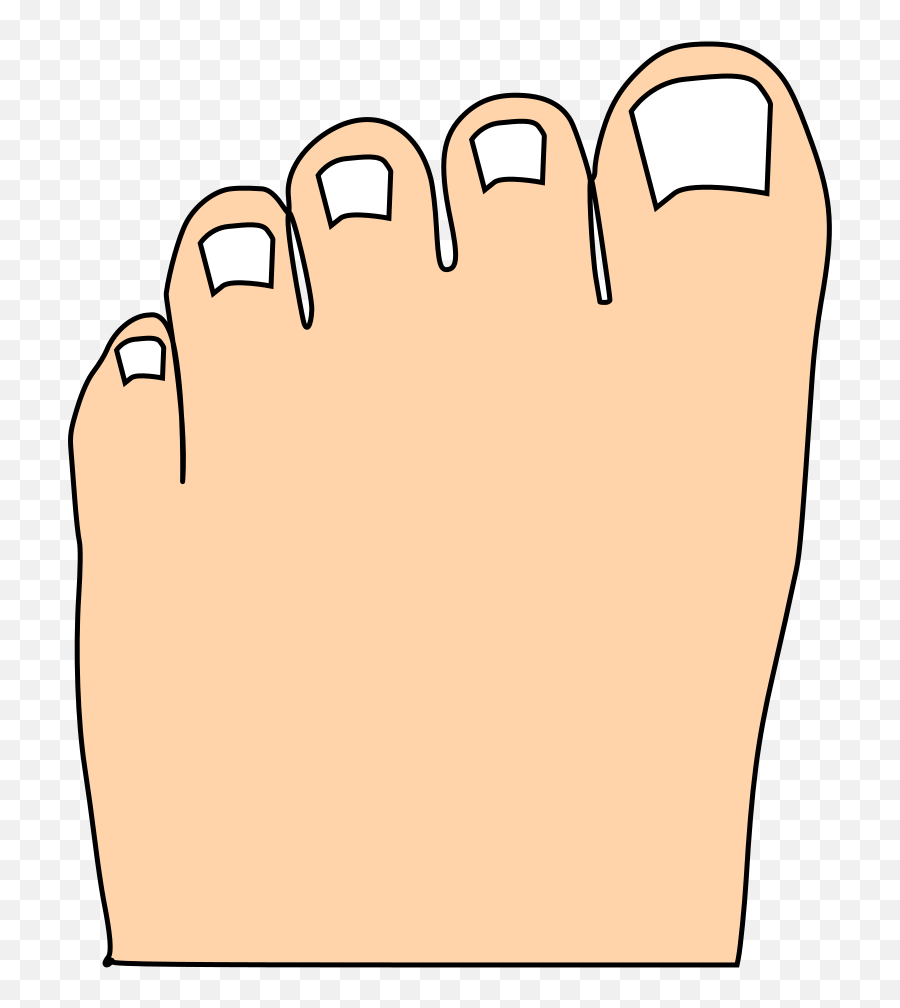Cartoon Picture Of Toes Emoji,Toes Clipart