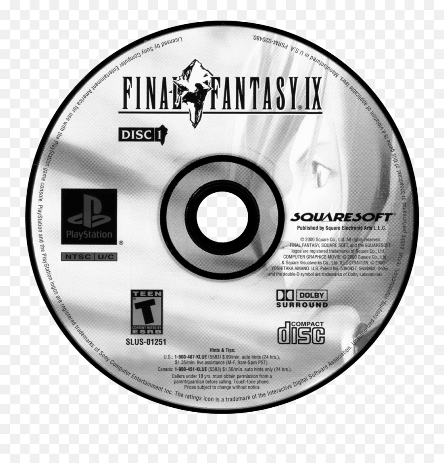 Download Hd Final Fantasy Ix - Final Fantasy Ix Cd Cover Emoji,Final Fantasy Ix Logo