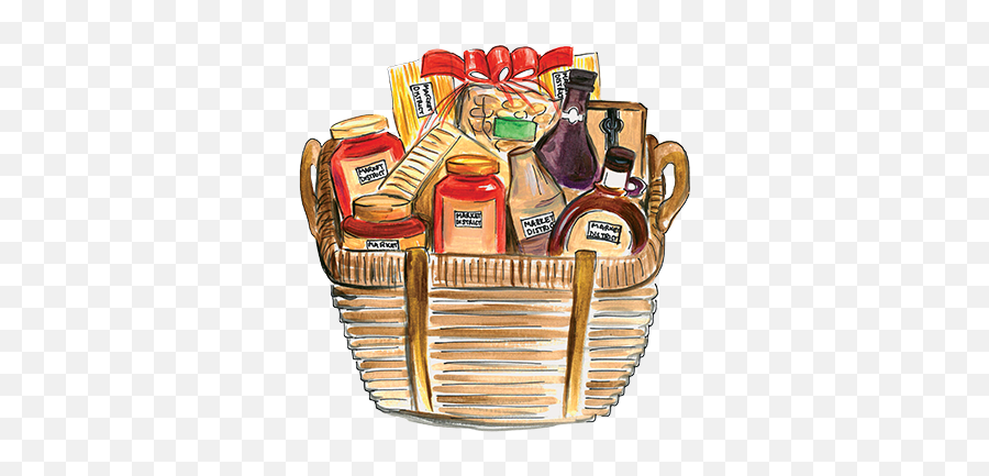 Gift Basket Clipart Gift Basket Clip - Thanksgiving Day Happy Thanksgiving Images 2020 Emoji,Basket Clipart