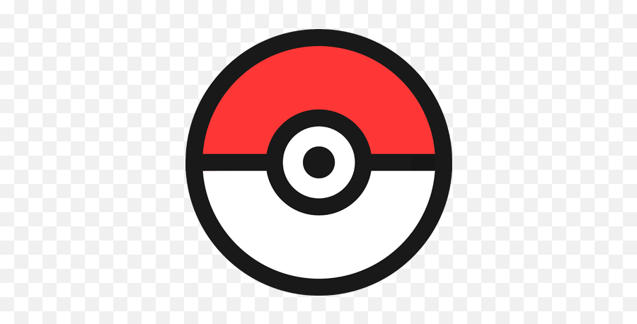 Pokemon Red And White Ball Logo - Logodix Emoji,Pokemon Red Logo