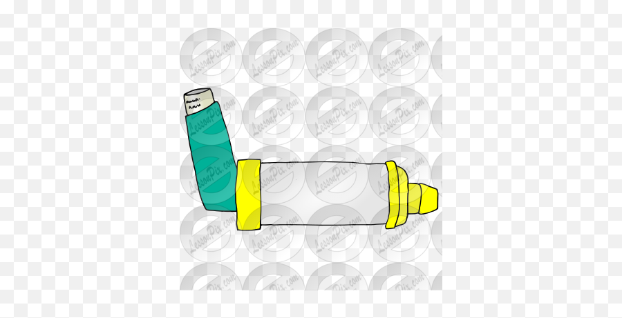 Chamber Inhaler Picture For Classroom Therapy Use - Great Emoji,Asthma Clipart