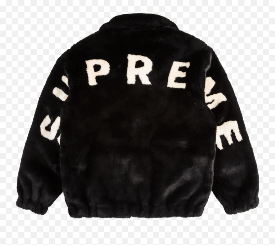 Leather Jacket Supreme Coat Clothing - Jacket Png Download Emoji,Leather Jacket Clipart