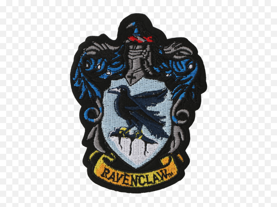 Ravenclaw Crest Embroidered Patch - Ravenclaw Badge Emoji,Ravenclaw Logo