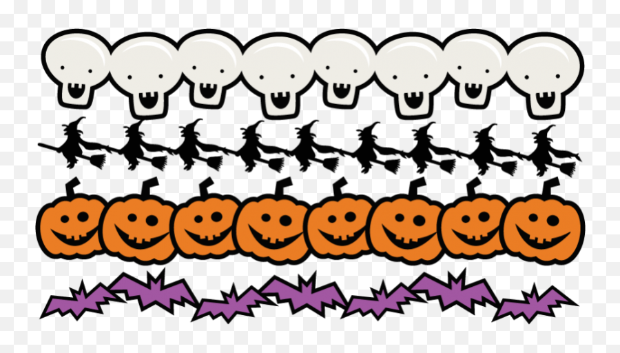 High Resolution Halloween Clip Art - Clipart Halloween Frame Free Emoji,Halloween Border Clipart