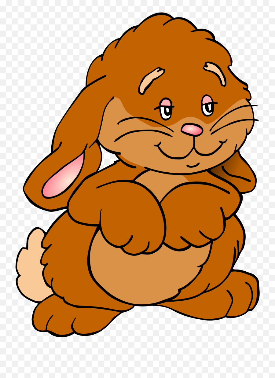 Free Easter Bunny Clipart Image 7 - Bunny Rabbit Clipart Gambar Hewan Kelinci Berwarna Emoji,Bunny Clipart