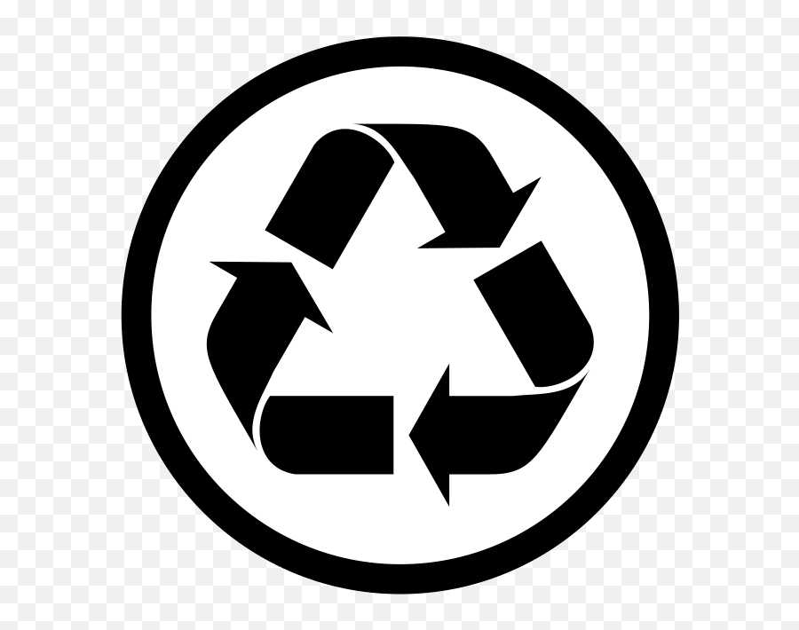 Free Recycling Symbol Printable - Recycle Symbol In Circle Emoji,Recycle Logo