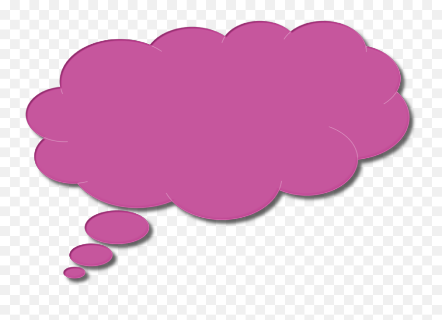 Coloured Thought Bubble Png - Transparent Background Speech Bubble Color Emoji,Thought Bubble Png