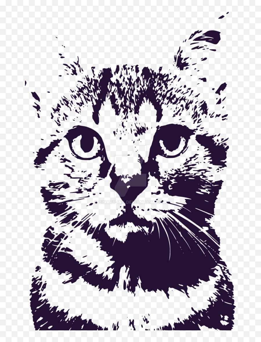 Download Hd Space Cats Png - Cat Ink Transparent Png Image Logo We Butter The Bread With Butter Emoji,Cats Png