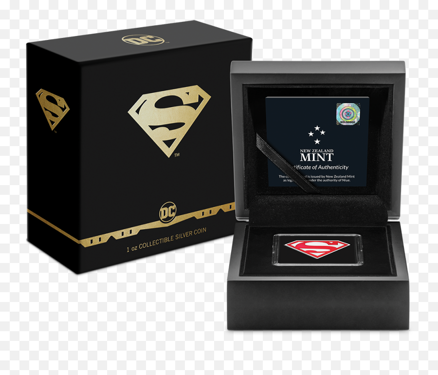 Superman Shield 1oz Silver Coin - Superman Shield 1 Oz Silver Coin Emoji,Superman Symbol Png