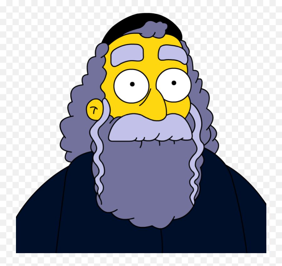 Rabbi Cliparts Png Images - Padre Di Krusty Clown Emoji,Rabbi Clipart