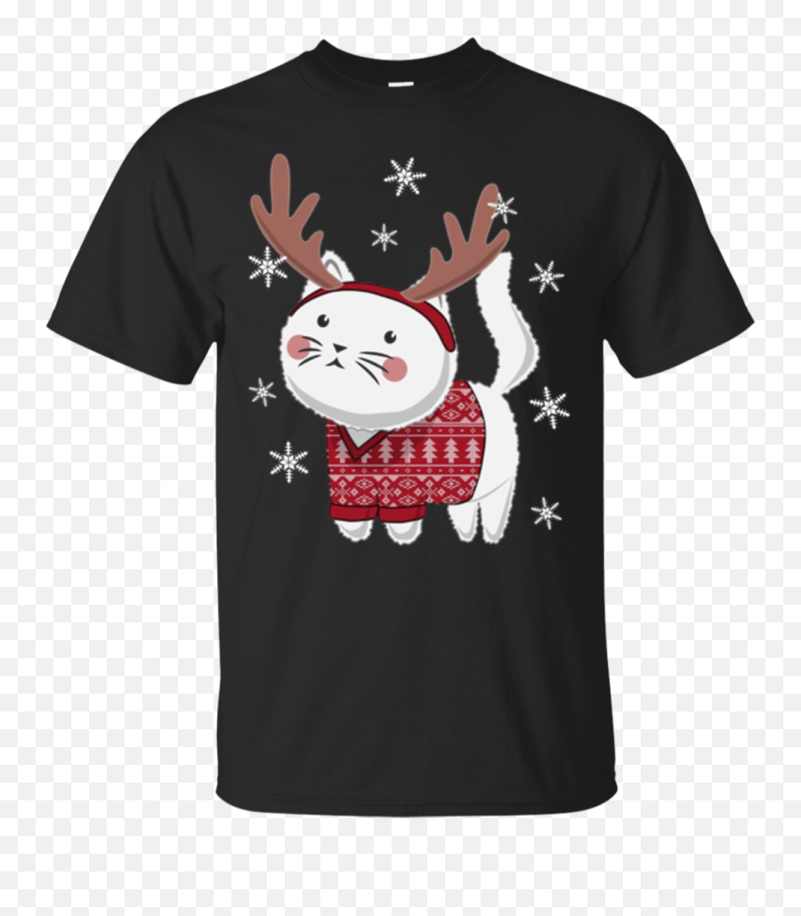 Download Hd Ugly Christmas Sweater Cat Reindeer Antlers - Italian Stallion Hd Png Emoji,Reindeer Antlers Png
