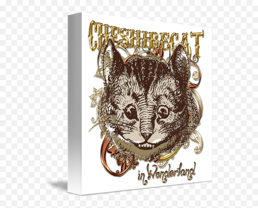 Cheshire Cat Alice In Wonderland By Sally Mclean - Cat Emoji,Cheshire Cat Png