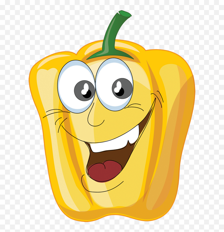 Smiley Fruit Clip Art Vegetables With Faces Clipart - Vegetable With A Face Cartoon Emoji,Faces Clipart