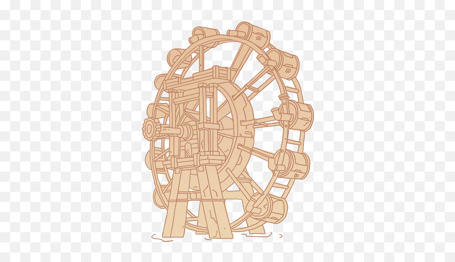 Water Wheel My Time At Portia Wiki Fandom - Blueprint For Water Wheel Emoji,Wheel Png