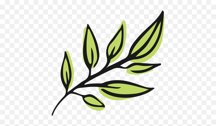 Cute Green Leaves - Transparente Leaf Hojas Verdes Png Emoji,Hojas Png