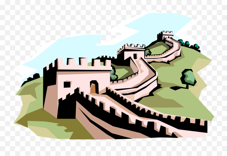 Great Wall Of China Clipart Png - Great Wall Of China Emoji,China Clipart