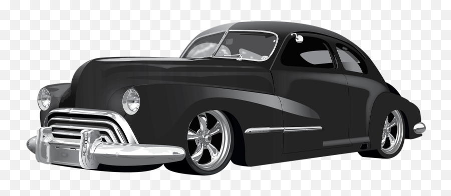 Car Dodge Vintage Car Muscle Car Png Picpng - Old Car Black Png Emoji,Vintage Car Png