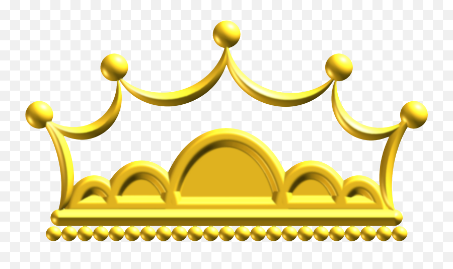 Gold Crown Vector Png Clipart Emoji,Crown Png Vector