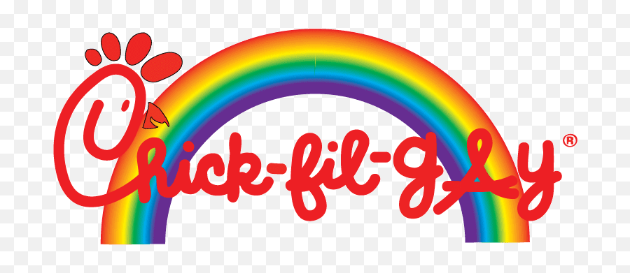 Finished Chick - Chick Fil Gay Logo Emoji,Chickfila Logo