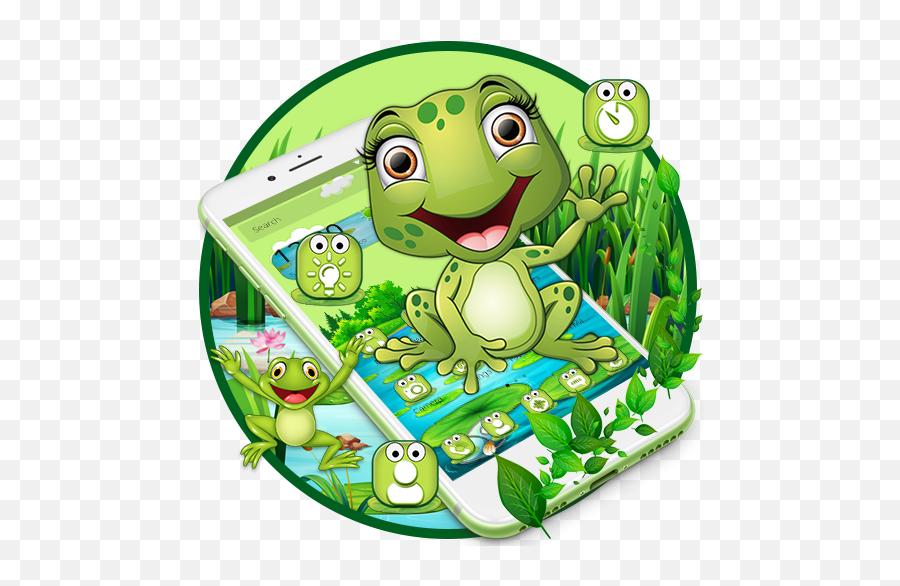 Updated Cute Green Cartoon Bullfrog Theme Pc Android Emoji,Bullfrog Clipart