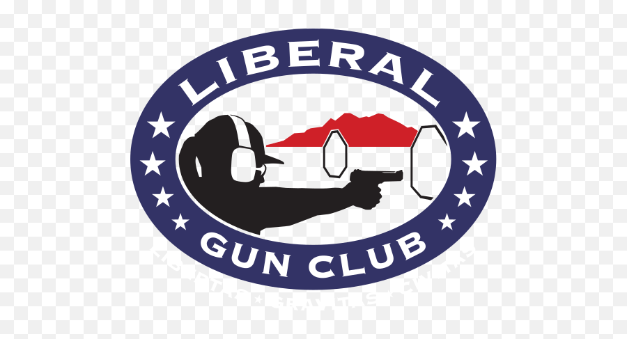 The Liberal Gun Club - Language Emoji,Gun Logo