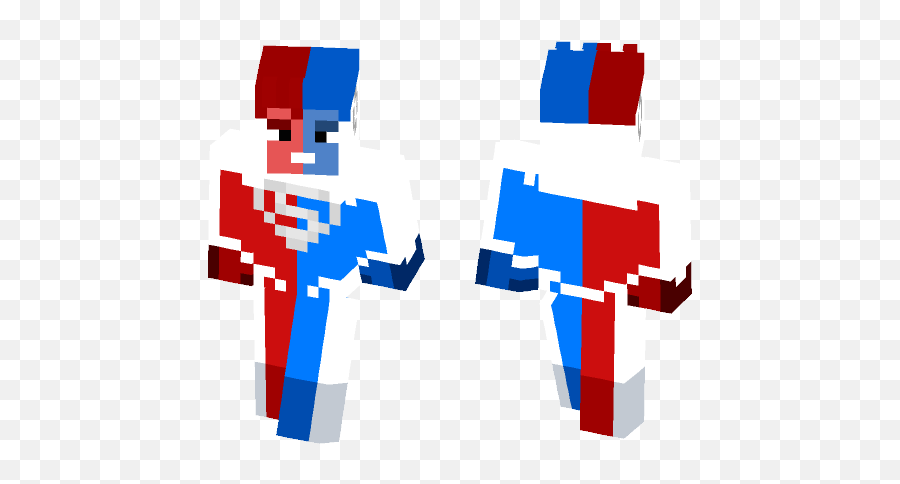 Download Superman Redblue Dc Minecraft Skin For Free Emoji,Blue Superman Logo