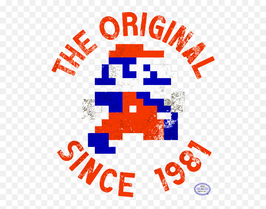 Nintendo Super Mario 8 - Bit Original Since 81 Long Sleeve Tee Emoji,8 Bit Mario Png