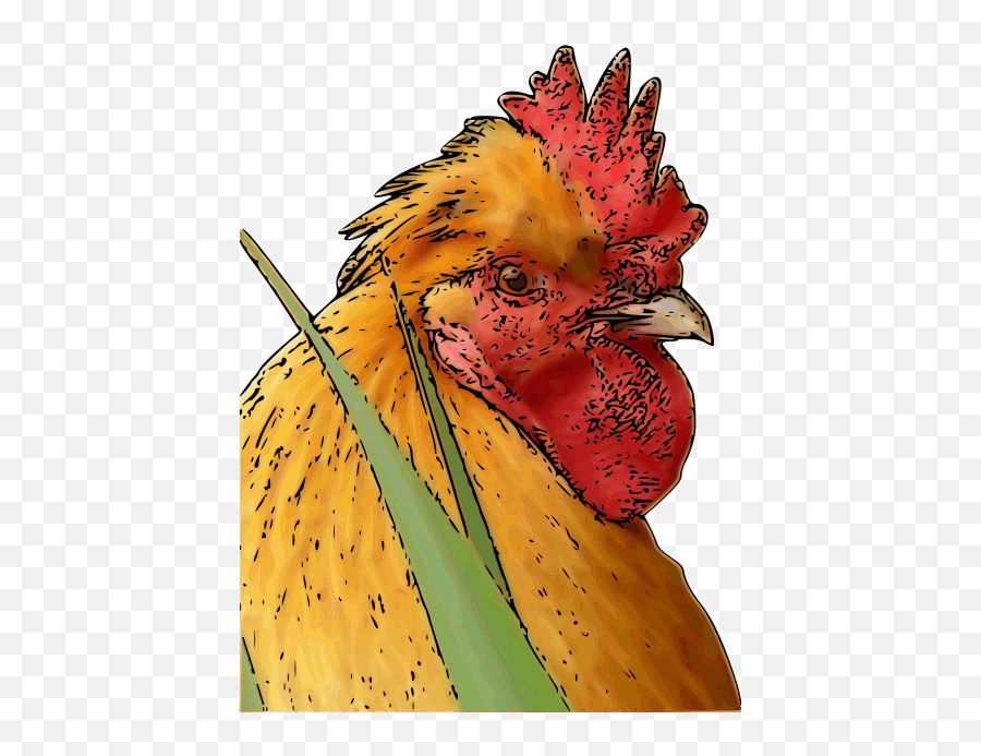 Free Clip Art Rooster By Rambo Tribble Emoji,Rooster Clipart Free