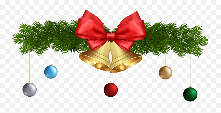 Christmas Bells Clipart Transparent - Png Transparent Background Christmas Decorations Png Emoji,Christmas Bells Clipart