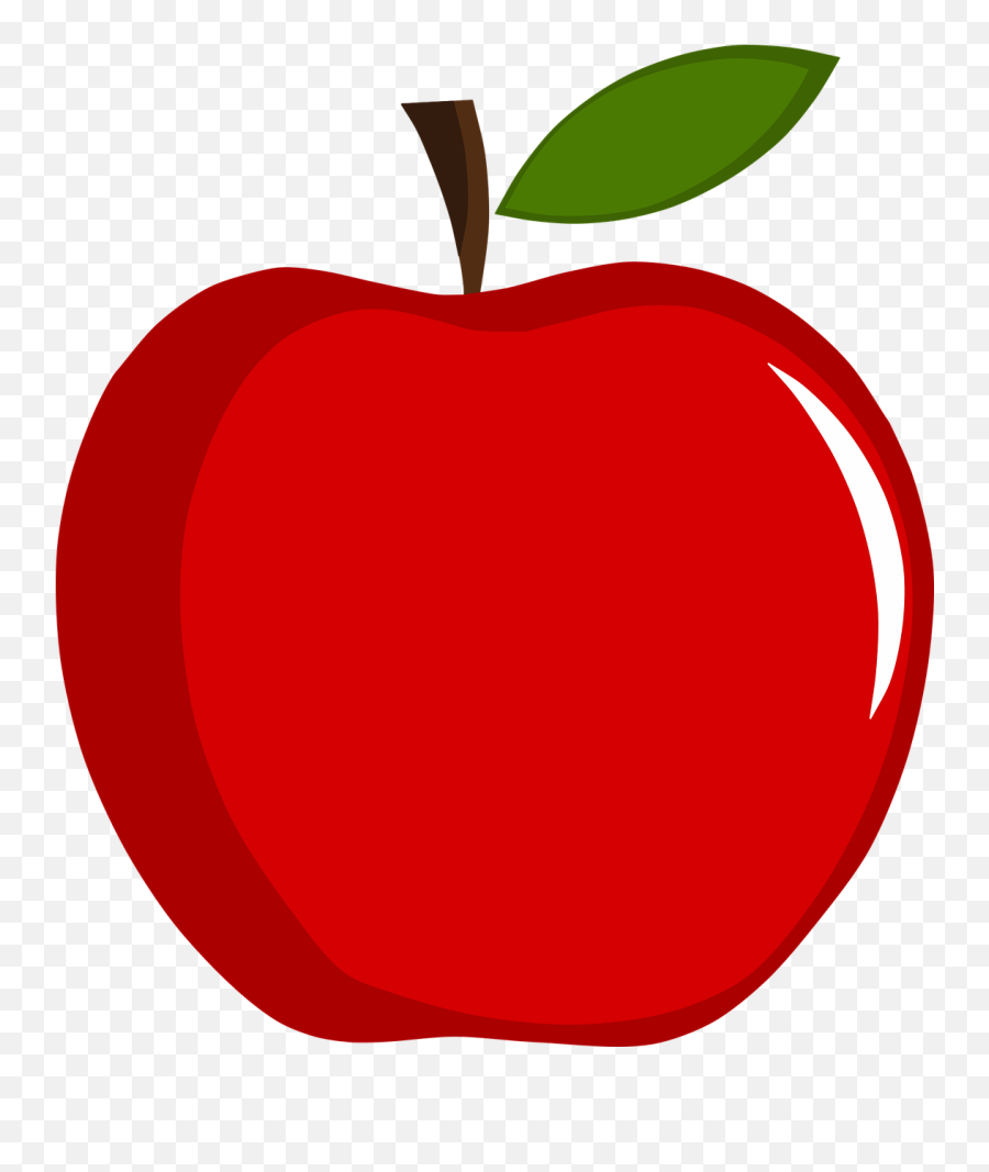 Apple Fruit Red - Clipart Red Apple Emoji,Apple Png