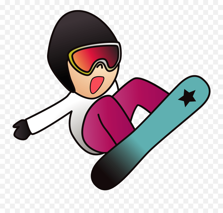Snowboarding Snowboarder Clipart Emoji,Snowboarders Clipart