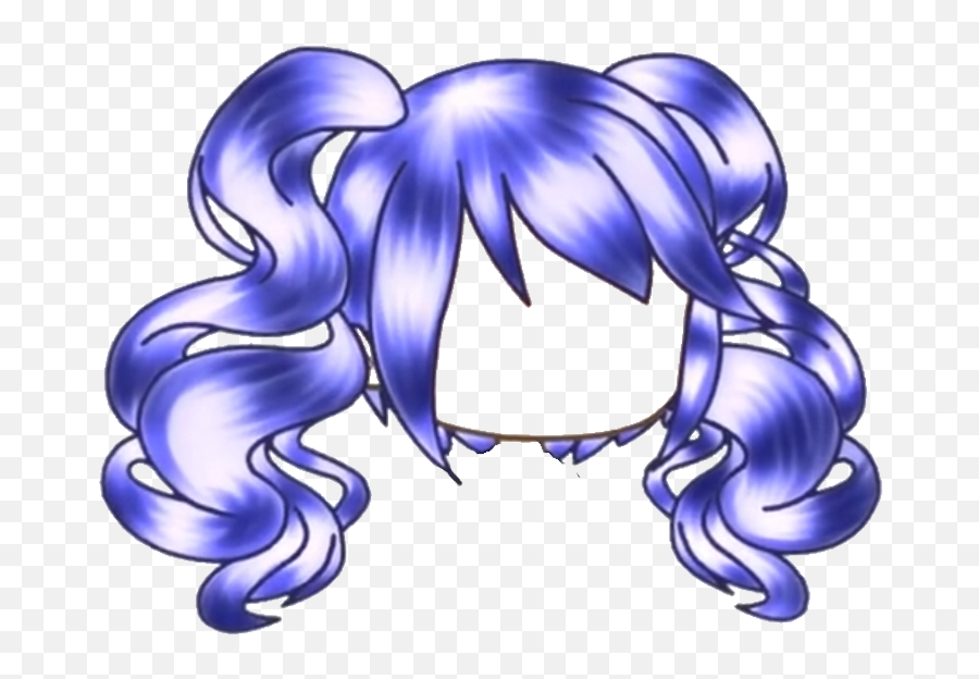 Chibi Hair Drawing Anime Clothes - Gacha Life Girl Hair Pigtails Emoji,Anime Hair Transparent