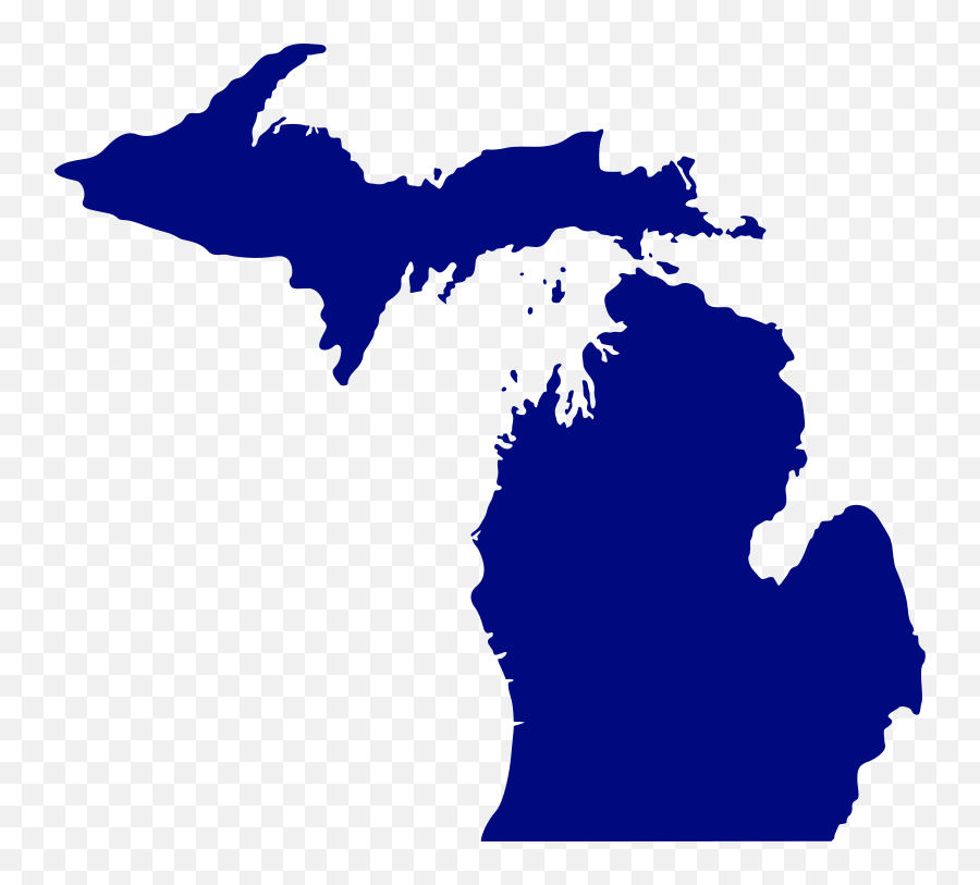 University Of Michigan Logo - Michigan Map Vector Emoji,University Of Michigan Logo