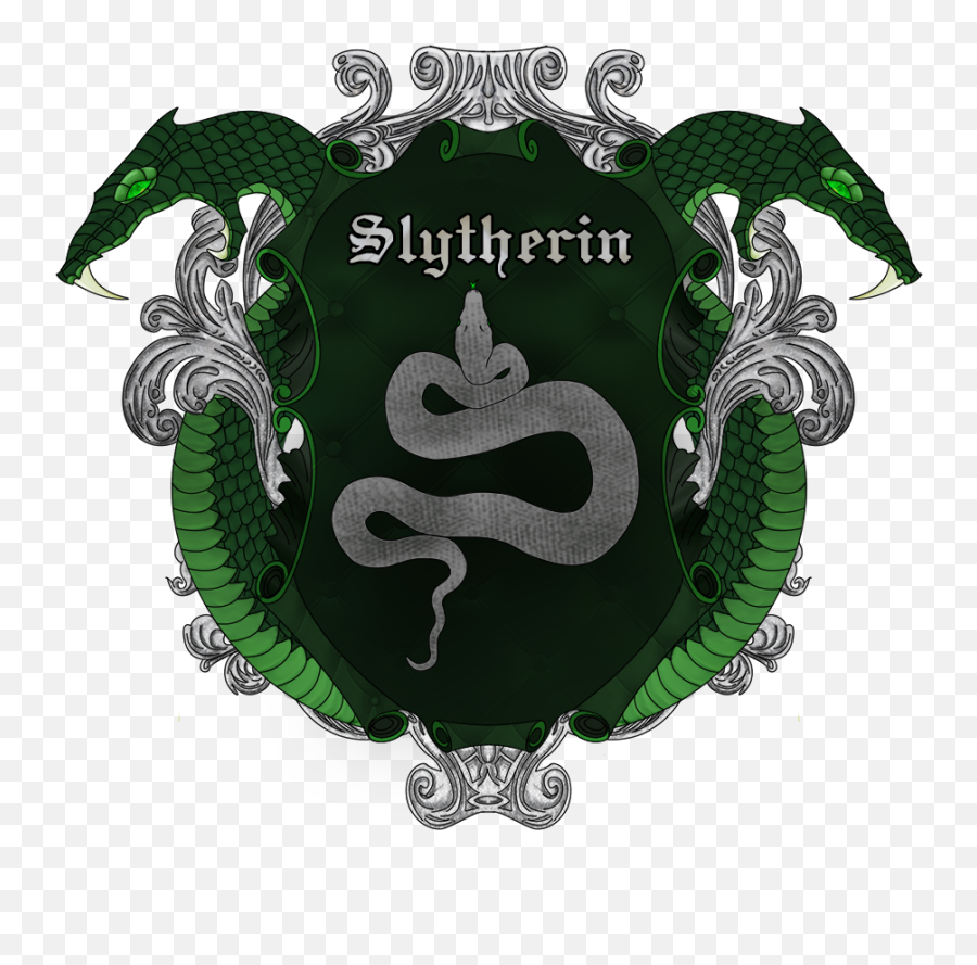 Download Slytherin Crest Transparent - Guardia Imperial Slytherin House Emoji,Slytherin Png