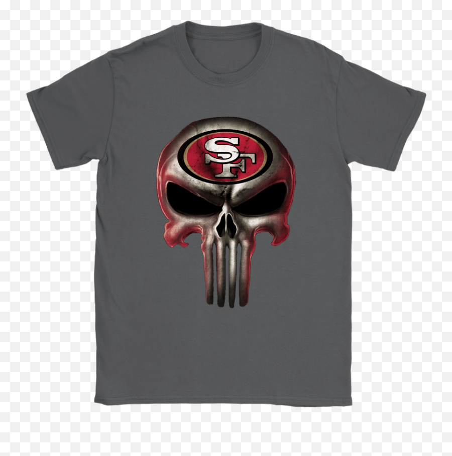 San Francisco 49ers The Punisher Mashup - Black Panther Shuri Shirt Emoji,49er Logo Images