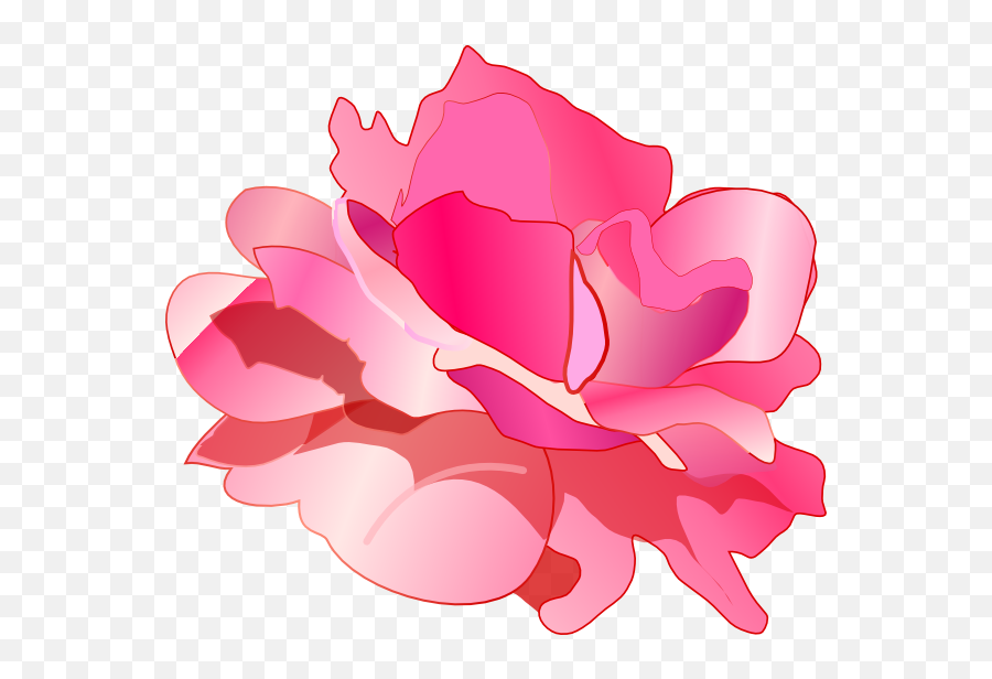 Pink Tea Rose Clip Art - Pink Tea Roses Clipart Emoji,Rose Clipart