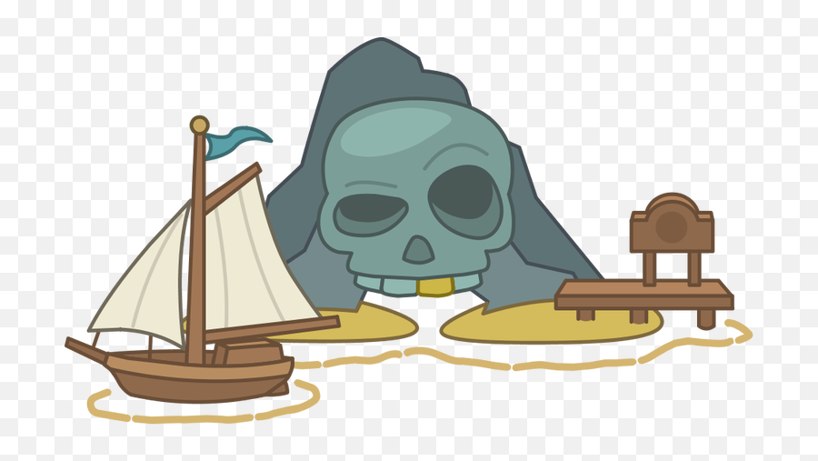Poptropica Island Tours - Skullduggery Island Emoji,Pirate Skull Clipart