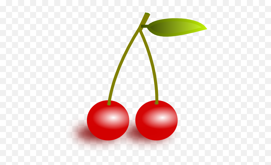Free Clip Art - Cherry No Background Cartoon Emoji,Cherry Clipart