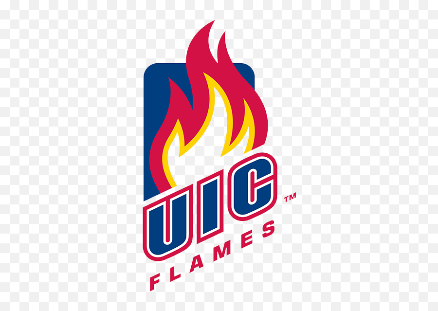 Illinois - Uic Flames Emoji,Flame Logo